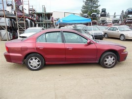 2002 MITSUBISHI GALANT ES 4DR RED 2.4 AT 193909